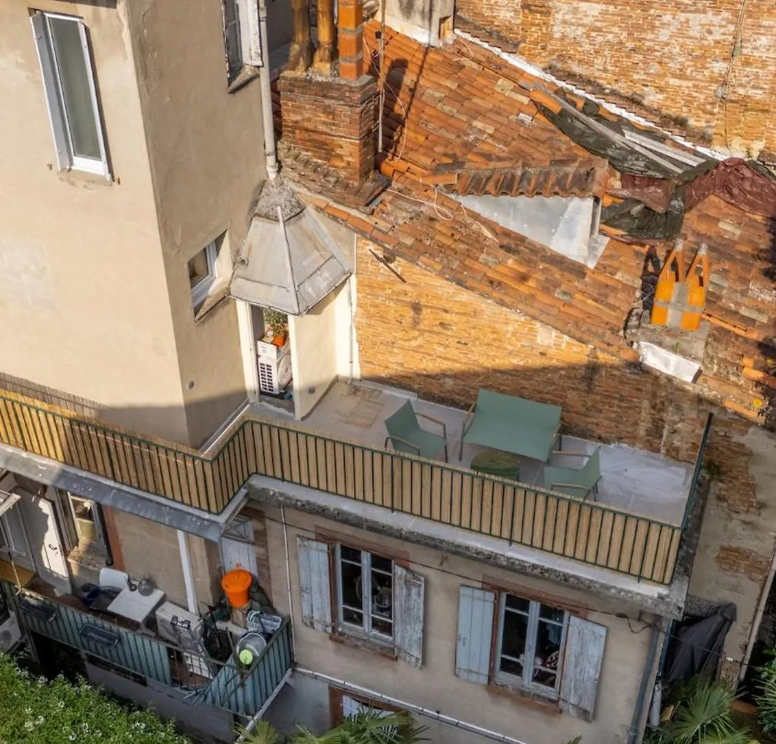 Апартаменты Magnifique Appartement Terrasse Et Parking Prive Place Dupuy Тулуза